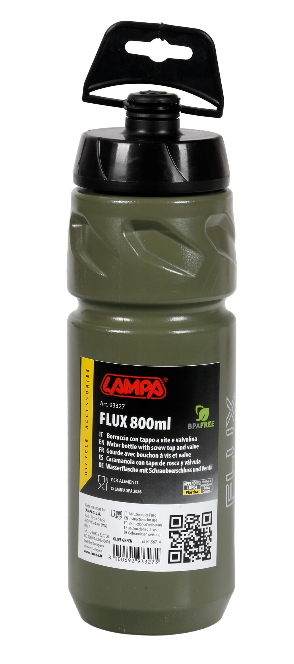 Flux-800, borraccia 800 ml - Olive Green