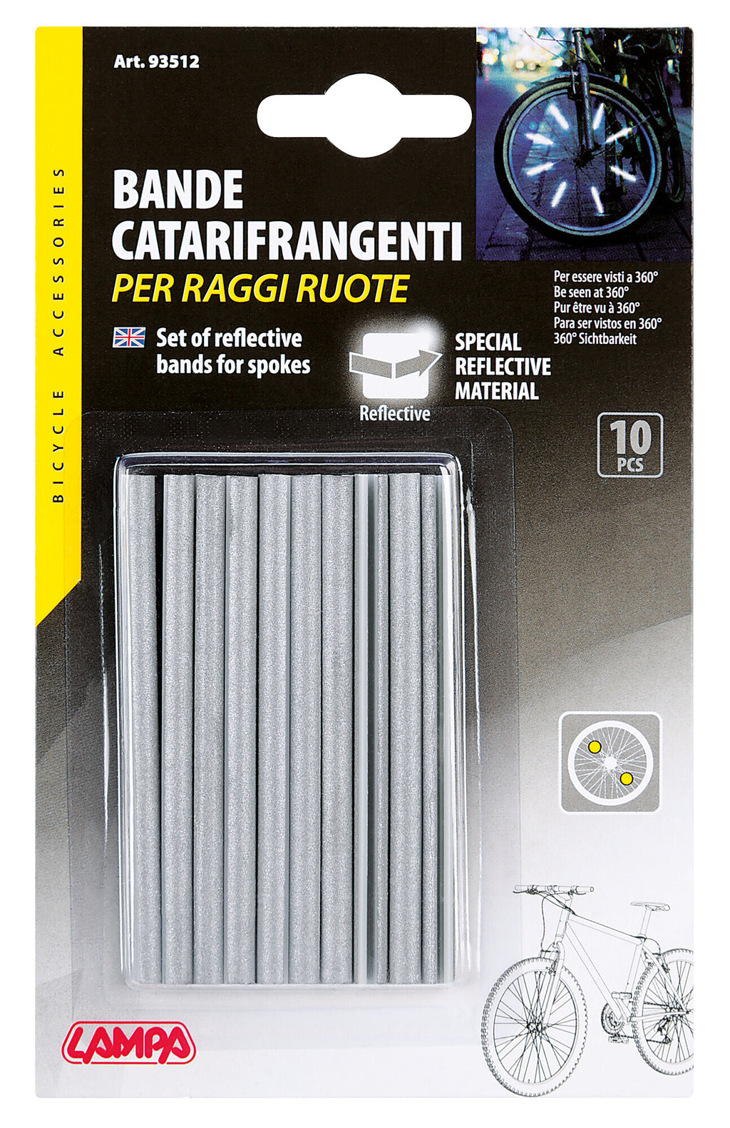 Copriraggi riflettenti, 10 pz