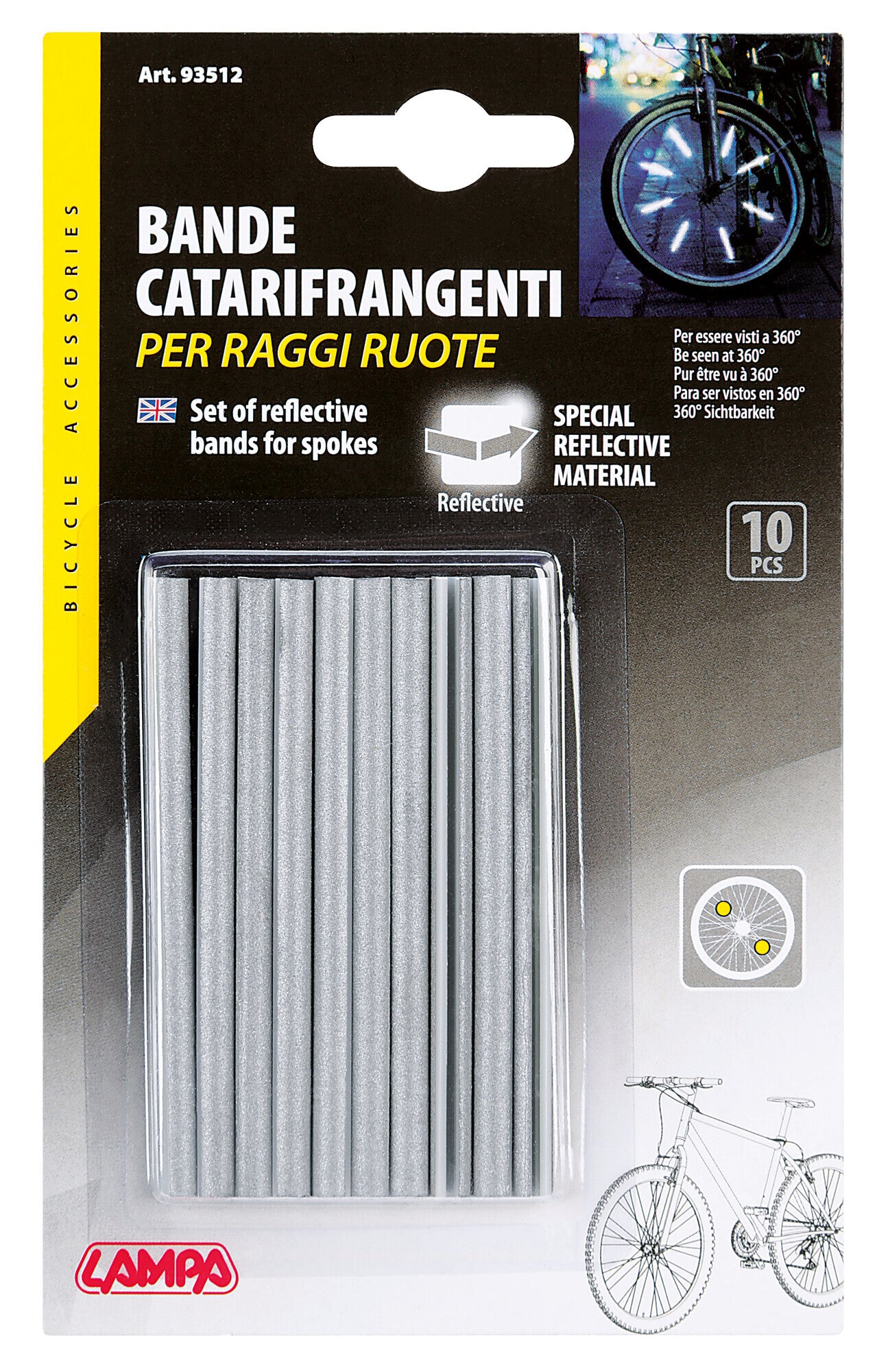 Copriraggi riflettenti, 10 pz