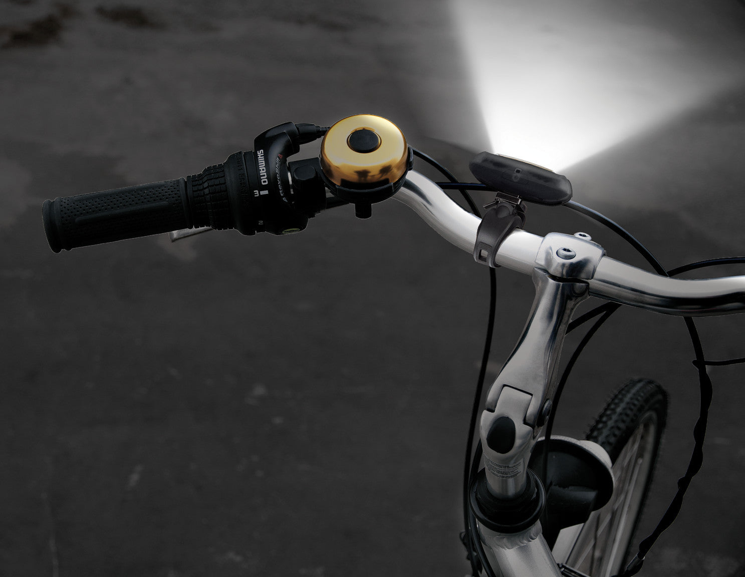 Led light, fanale anteriore a 3 funzioni