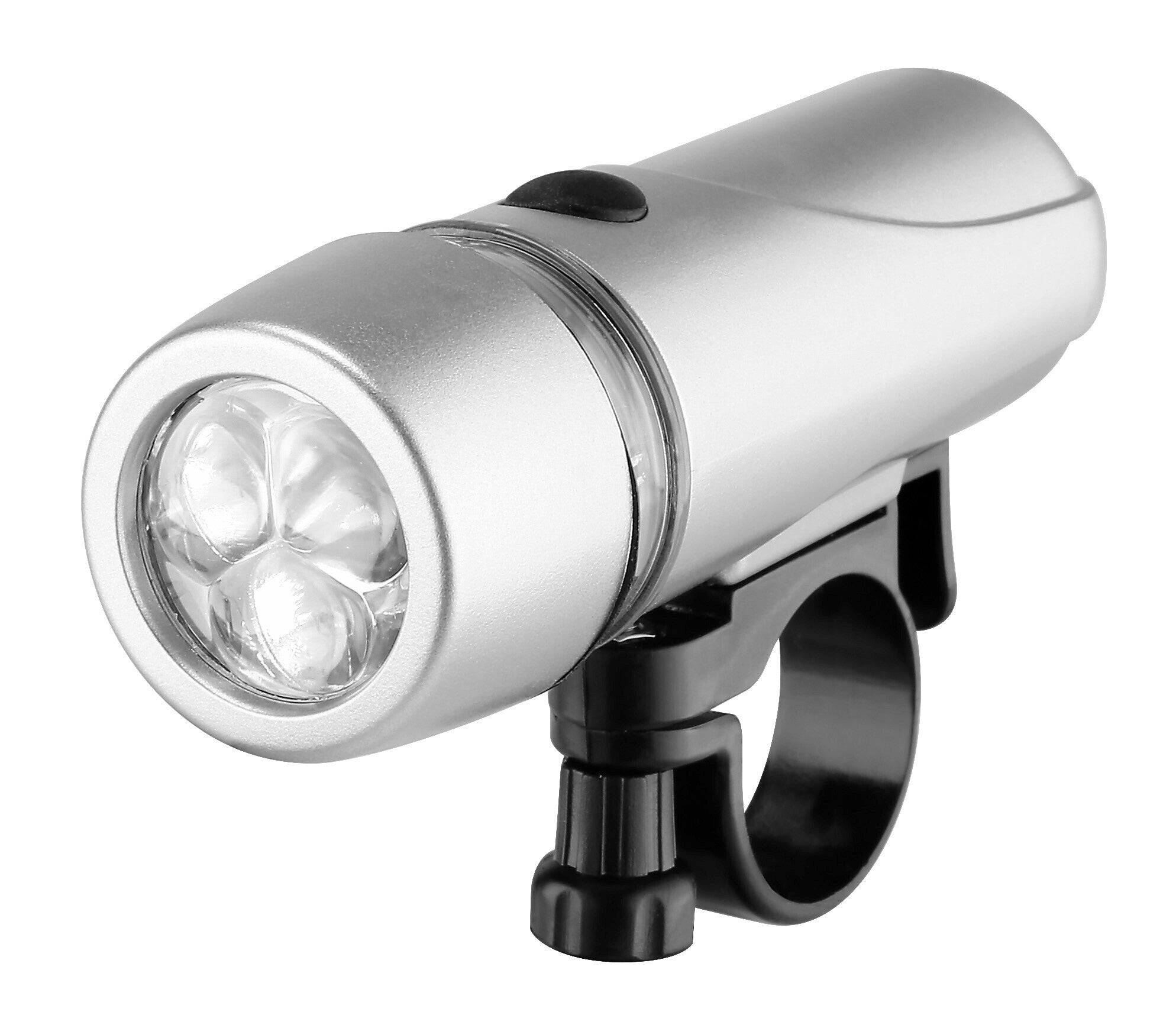 Fanale anteriore 3 led silver