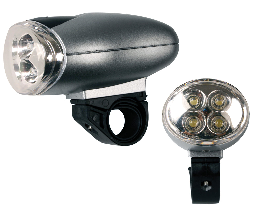 Fanale anteriore 4 led silver