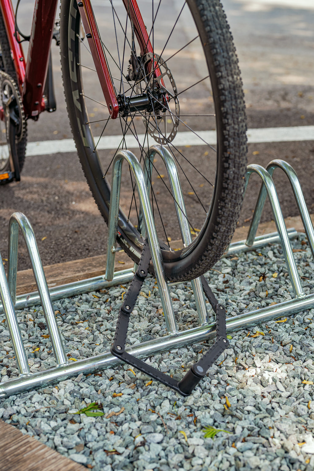 Lock & Go, lucchetto pieghevole con custodia - 96 cm
