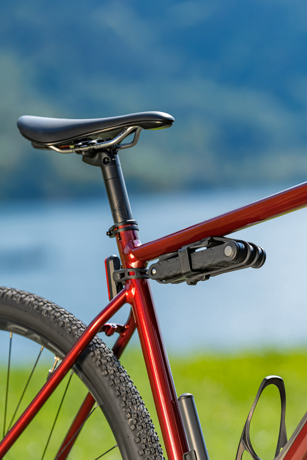Lock & Go, lucchetto pieghevole con custodia - 96 cm
