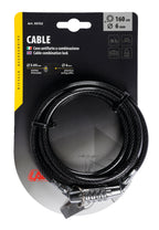 Cavo antifurto in acciaio a spirale Ø 6 mm - 160 cm