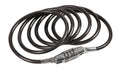 Cavo antifurto in acciaio a spirale Ø 6 mm - 160 cm