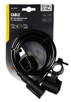 Cavo antifurto in acciaio a spirale Ø 10 mm - 120 cm