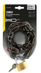 Catena antifurto con lucchetto - 90 cm