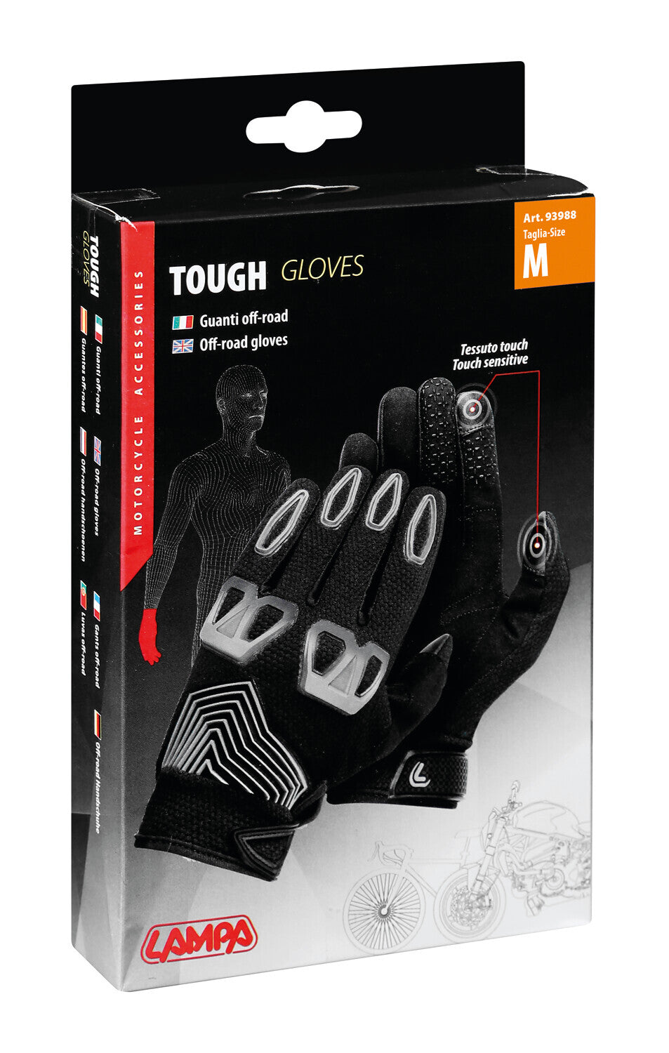 Tough, guanti off-road - M