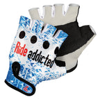Biker-Pro, guanti in pelle e lycra - L