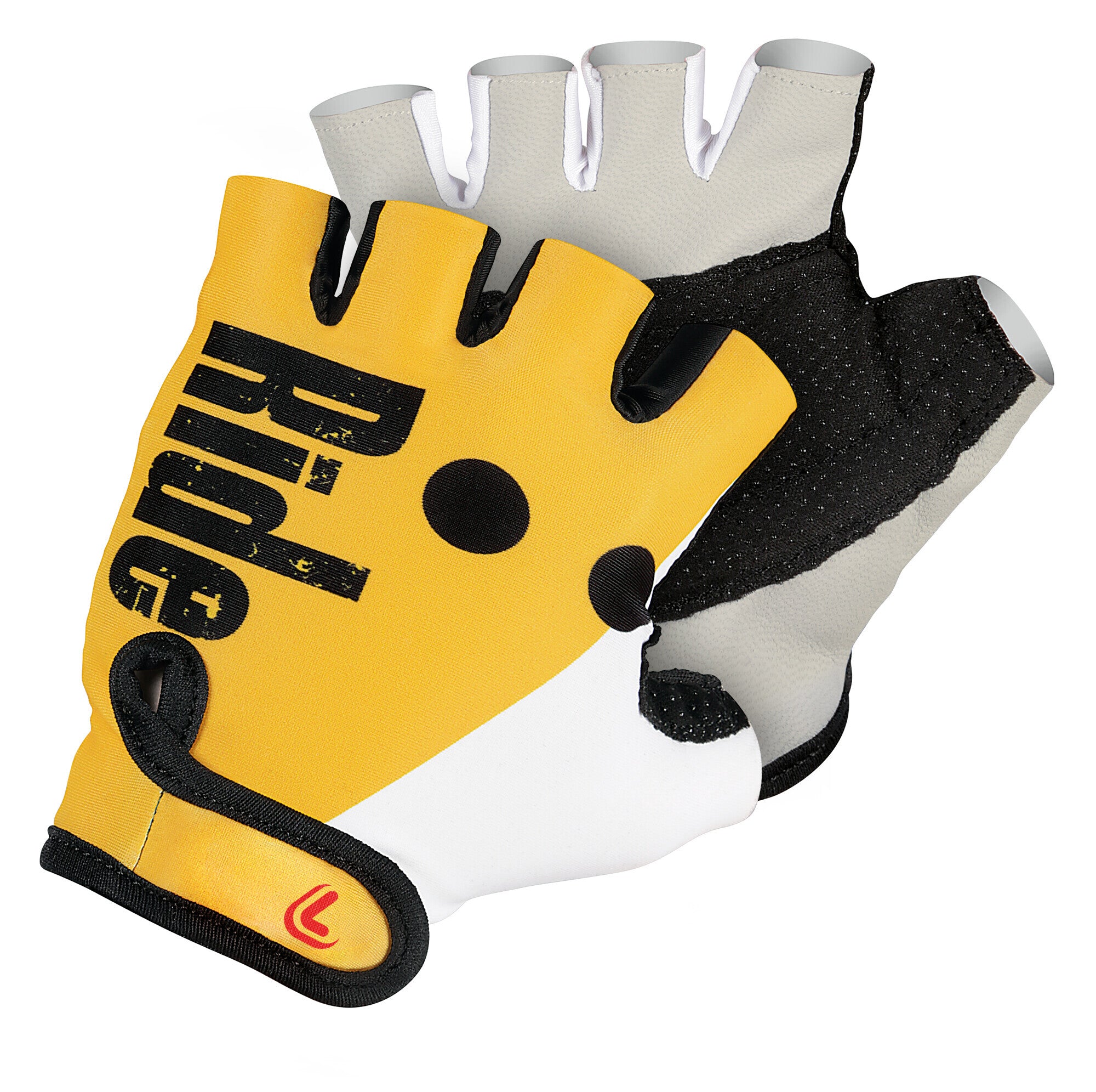 Biker-Pro, guanti in pelle e lycra - L