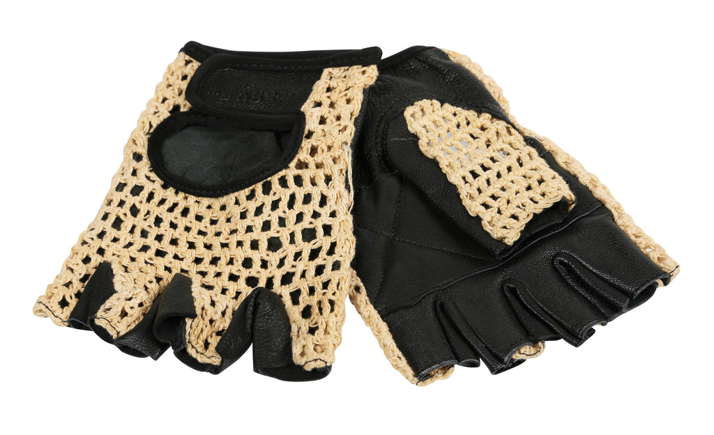 Sport, guanti in pelle e cotone - XL - Nero