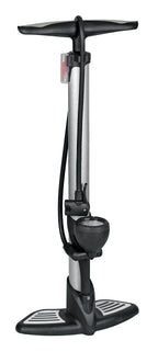 Air-Pro 1, pompa in acciaio con manometro - H 590 mm - Ø 38 mm