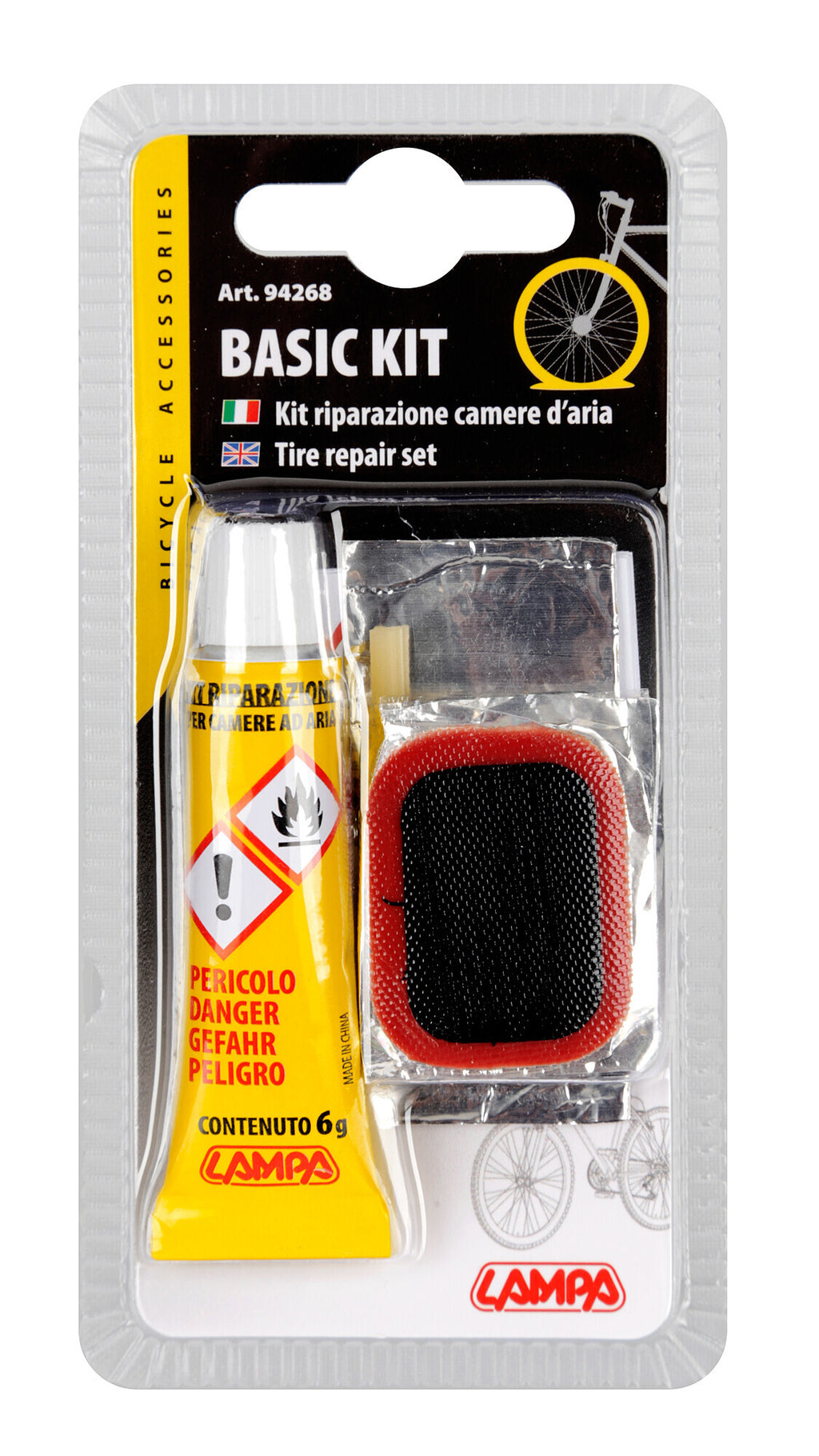 Basic, kit riparazione per camere d’aria