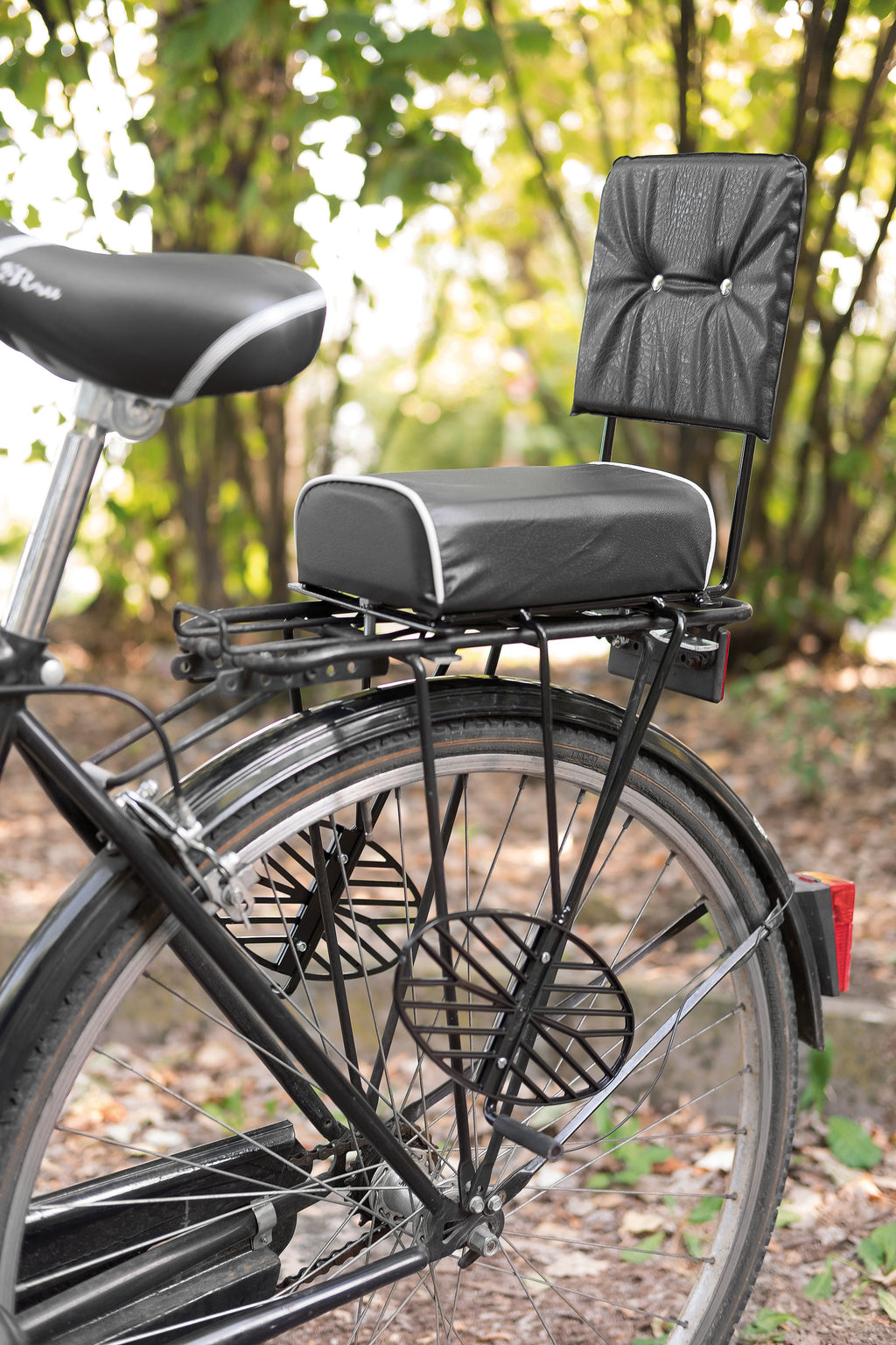 Vintage, seggiolino posteriore attacco al portapacchi