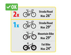 Borsa porta ruote bicicletta