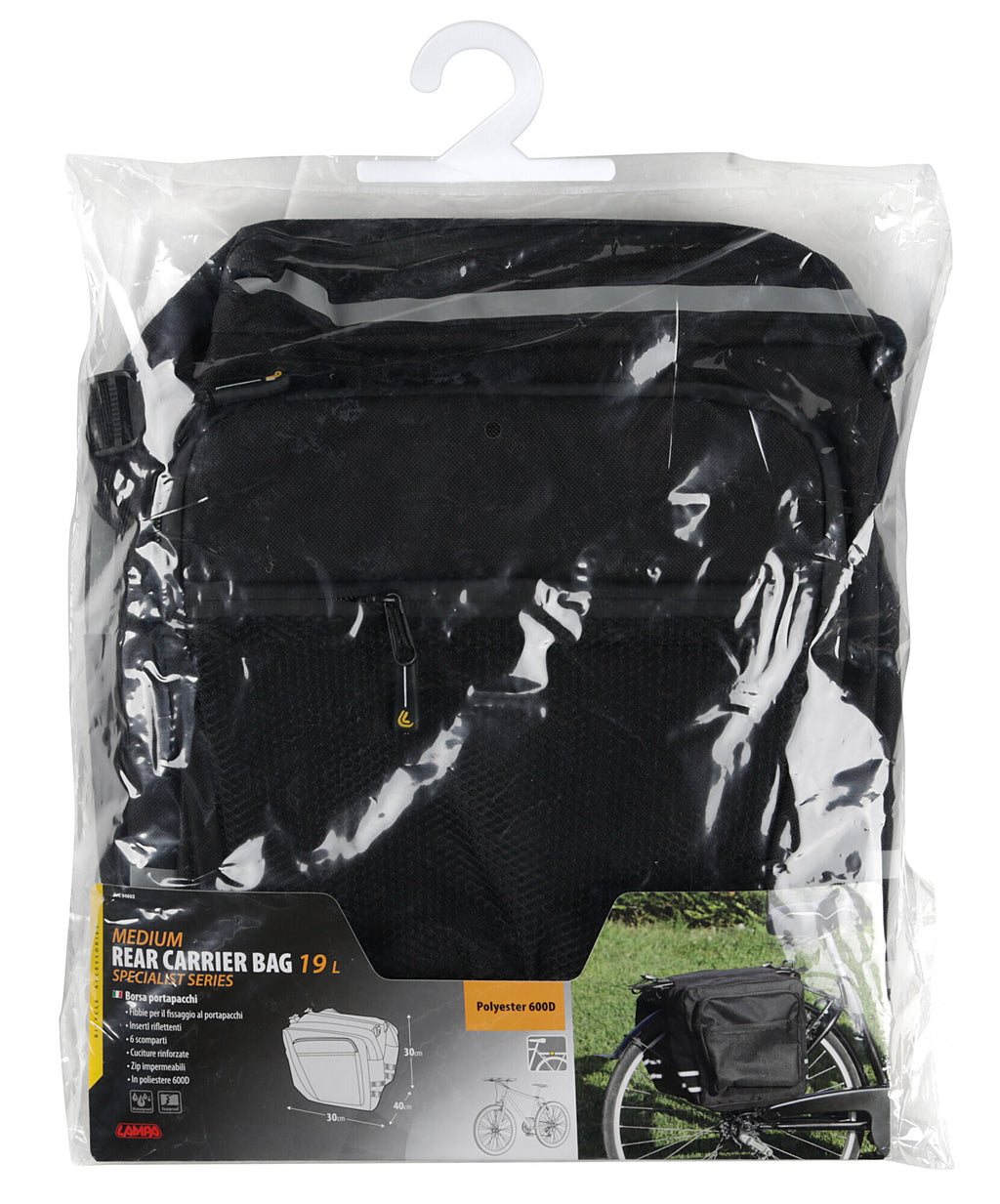 Medium, borse per portapacchi posteriore - 19 L