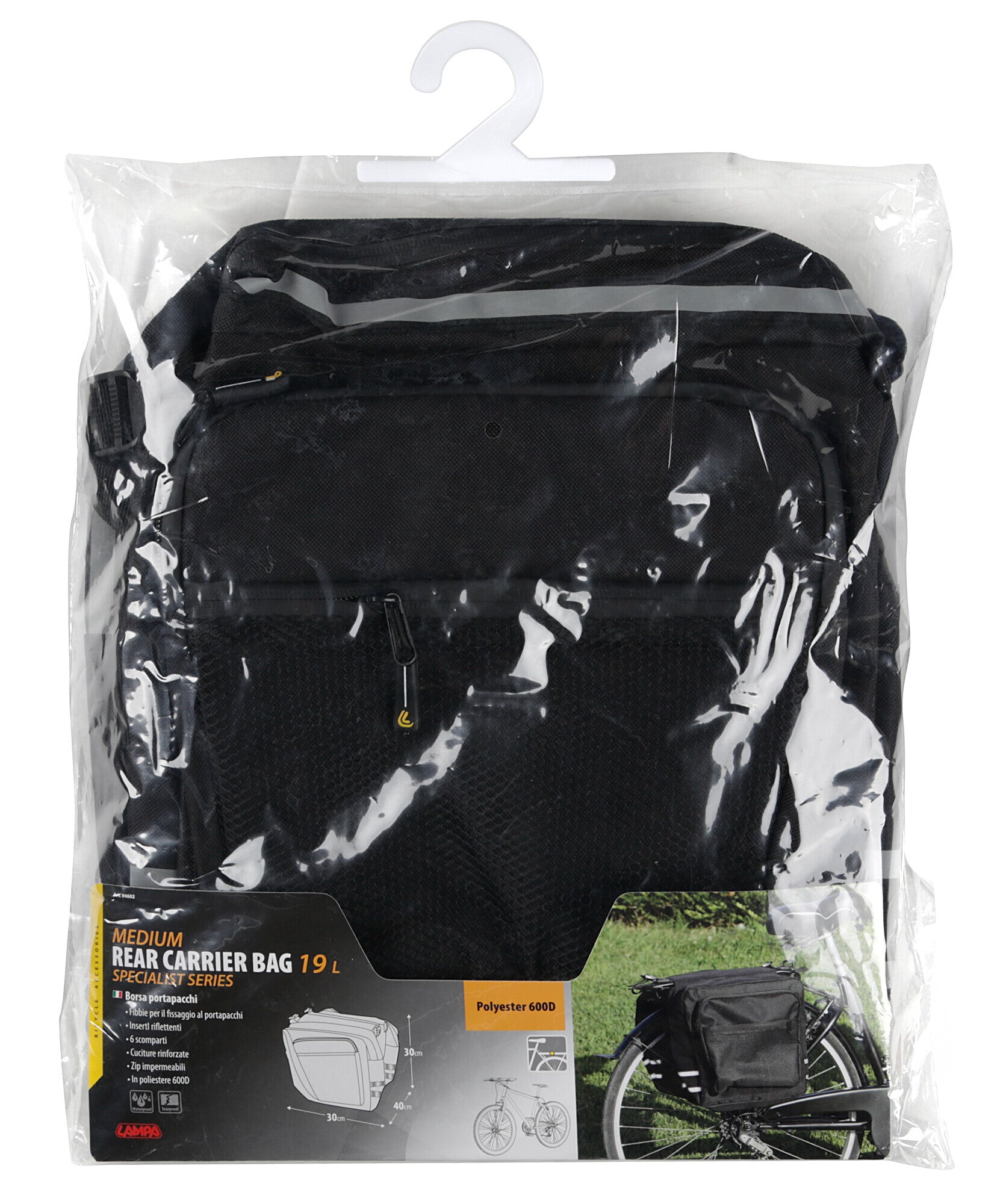 Medium, borse per portapacchi posteriore - 19 L