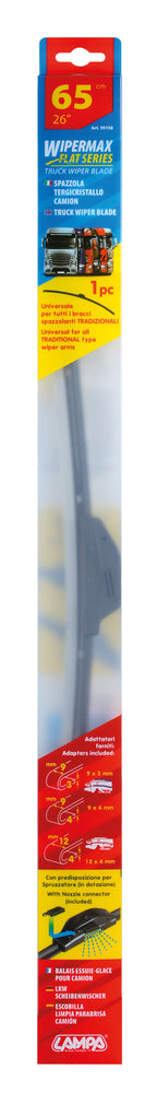 Wipemax, spazzola tergicristallo per camion e furgoni - 65 cm (26“)