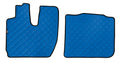 Coppia tappeti in Skeentex - Blu - compatibile per Iveco S-Way (10/19>05/24)