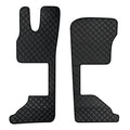 Coppia tappeti in Skeentex - Nero - compatibile per Daf XG (06/21>) sedile pass. pneumatico - Daf XG+ (06/21>) sedile pass. pneumatico