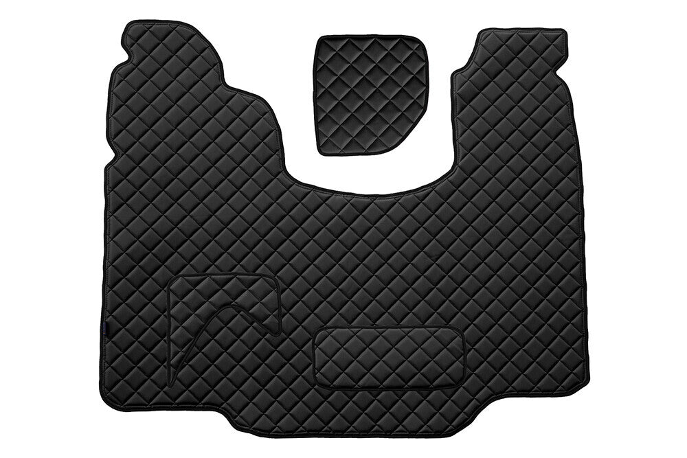 Tappeto centrale in Skeentex - Nero - compatibile per Scania G Serie 5 (03/04>08/09) automatico - Scania G Serie 6 (09/09>08/13) automatico - Scania G Serie 6 - Streamline (09/13>12/17) automatico