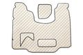 Tappeto centrale in Skeentex - Panna - compatibile per Scania G Serie 5 (03/04>08/09) automatico - Scania G Serie 6 (09/09>08/13) automatico - Scania G Serie 6 - Streamline (09/13>12/17) automatico