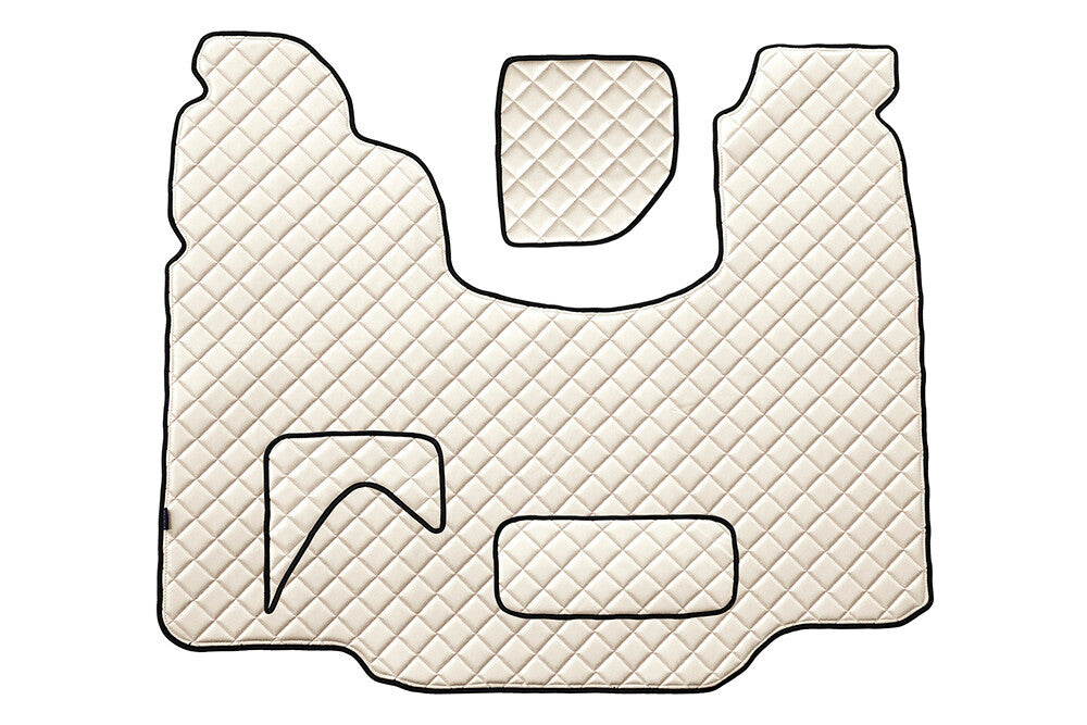 Tappeto centrale in Skeentex - Panna - compatibile per Scania G Serie 5 (03/04>08/09) automatico - Scania G Serie 6 (09/09>08/13) automatico - Scania G Serie 6 - Streamline (09/13>12/17) automatico