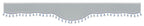 Luxury Smart, set tende in poliestere per camion - Argento/Blu
