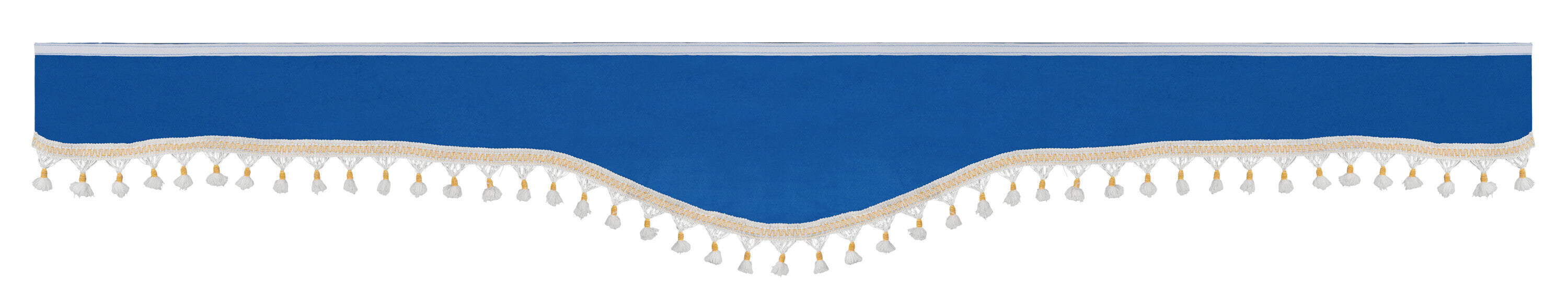Luxury Smart, set tende in poliestere per camion - Blu/Oro