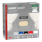 Luxury Smart, set tende in poliestere per camion - Panna/Blu