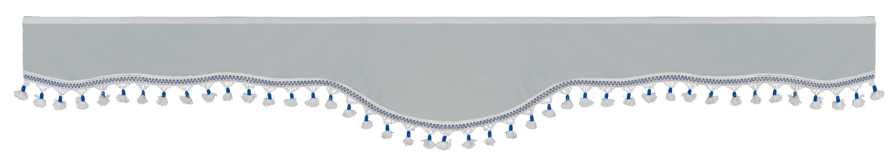 Luxury Pro-Cabin, set tende in poliestere per camion - Argento/Blu