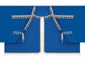 Luxury Pro-Cabin, set tende in poliestere per camion - Blu/Oro