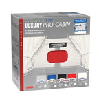 Luxury Pro-Cabin, set tende in poliestere per camion - Rosso/Nero