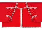 Luxury Pro-Cabin, set tende in poliestere per camion - Rosso/Nero