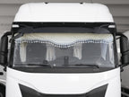 Luxury Pro-Cabin, set tende in poliestere per camion - Panna/Blu