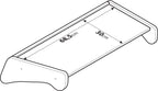 Tavolino per cruscotto - Centrale - compatibile per Man TGX (09/07>06/20)