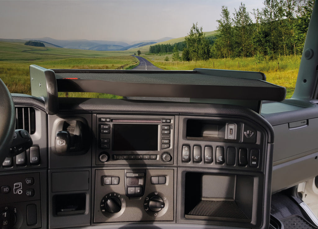 Tavolino per cruscotto - Centrale - compatibile per Scania R Serie 5 (03/04>08/09) - Scania R Serie 6 (09/09>08/13) - Scania R Serie 6 - Streamline (09/13>12/17) - Scania G Serie 5 (03/04>08/09) - Scania G Serie 6 (09/09>08/13) - Scania G Serie 6 - Str...