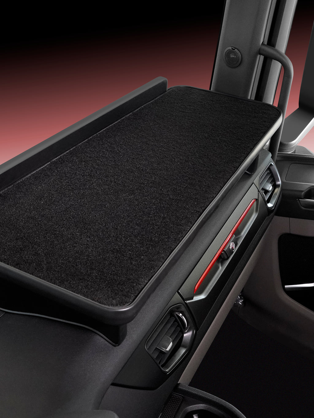 Tavolino per cruscotto - Passeggero - compatibile per Scania R Serie 7 - New Generation (11/16>02/25) - Scania S Serie 7 - New Generation (11/16>) - Scania G Serie 7 - New Generation (01/18>) - Scania R Serie 7 - New Generation (03/25>)