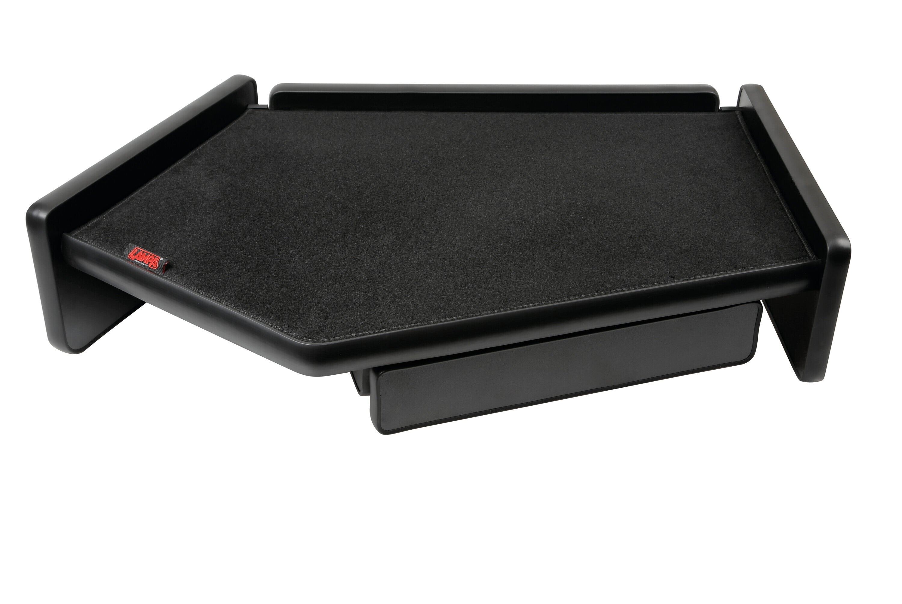 Tavolino con cassetto per cruscotto - Centrale - compatibile per Volvo FH Serie 4 (09/12>05/21) - Volvo FH Serie 5 (06/21>) no monitor su cruscotto