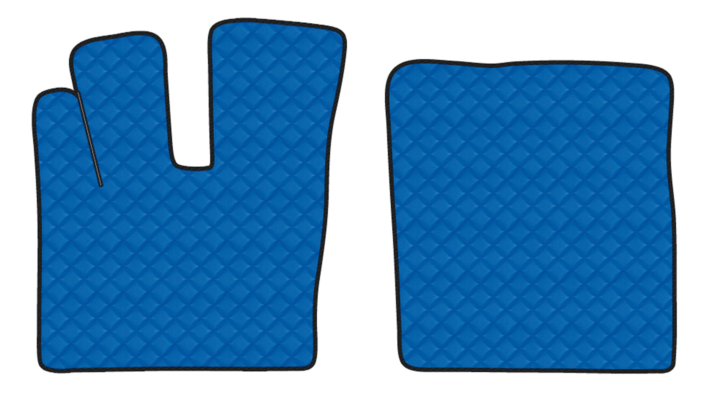 Coppia tappeti in Skeentex - Blu - compatibile per Daf XF 106 (10/12>05/21)