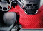 Coppia tappeti in Skeentex - Rosso - compatibile per Daf XF 106 (10/12>05/21)
