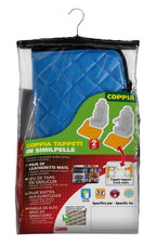 Coppia tappeti in Skeentex - Blu - compatibile per Iveco Stralis (08/02>12/12) - Iveco Stralis (07/12>12/19) - Iveco Stralis Hi-Way (07/12>08/16) - Iveco Stralis XP (09/16>12/19)