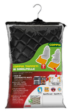 Coppia tappeti in Skeentex - Nero - compatibile per Mercedes Actros MP4 (09/11>09/19) cabina larga, sedile pass. pieghevole, tunnel - Mercedes Actros MP5 (10/19>) cabina larga, sedile pass. pieghevole, tunnel - Mercedes Actros MP5 L (11/21>) cabina lar...