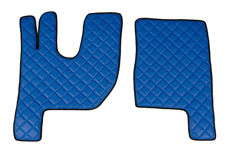 Coppia tappeti in Skeentex - Blu - compatibile per Renault T (06/13>) tunnel