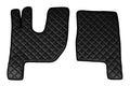 Coppia tappeti in Skeentex - Nero - compatibile per Renault T (06/13>) tunnel
