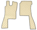 Coppia tappeti in Skeentex - Panna - compatibile per Scania L Serie 4 (02/95>09/04)