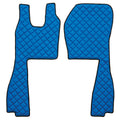 Coppia tappeti in Skeentex - Blu - compatibile per Scania R Serie 6 (09/09>08/13) sedile pass. pneumatico