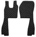 Coppia tappeti in Skeentex - Nero - compatibile per Scania R Serie 6 (09/09>08/13) sedile pass. pneumatico