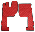 Coppia tappeti in Skeentex - Rosso - compatibile per Volvo FH Serie 4 (09/12>05/21) - Volvo FH Serie 5 (06/21>) - Volvo FH Aero (01/24>) automatico
